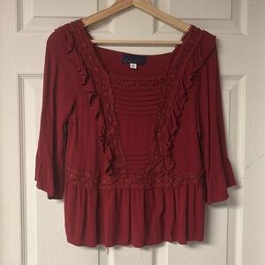 Blue Rain Small red top